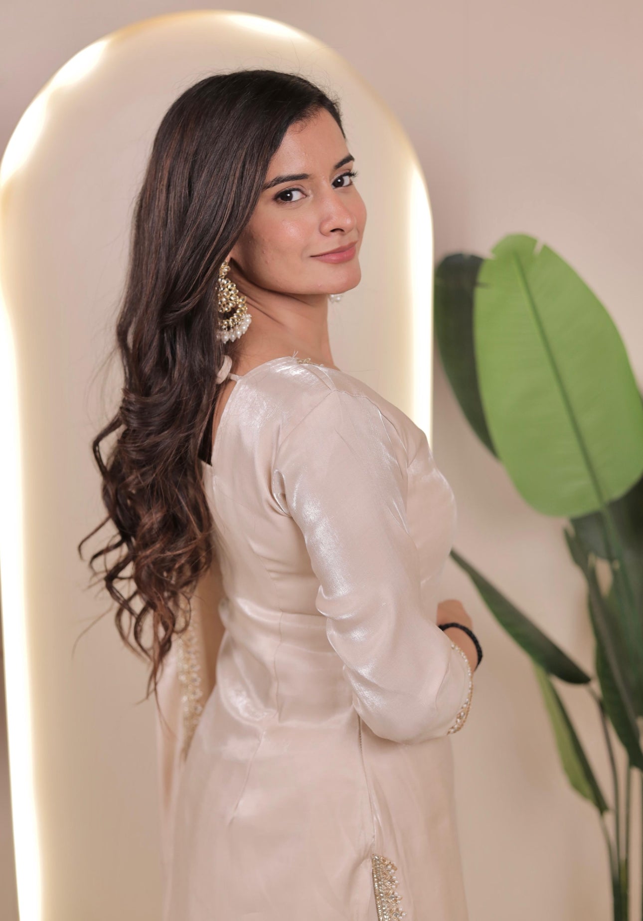 Aabroo Beige Suit Set