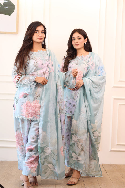 Neel Gul Farshi 3-Piece Suit Set