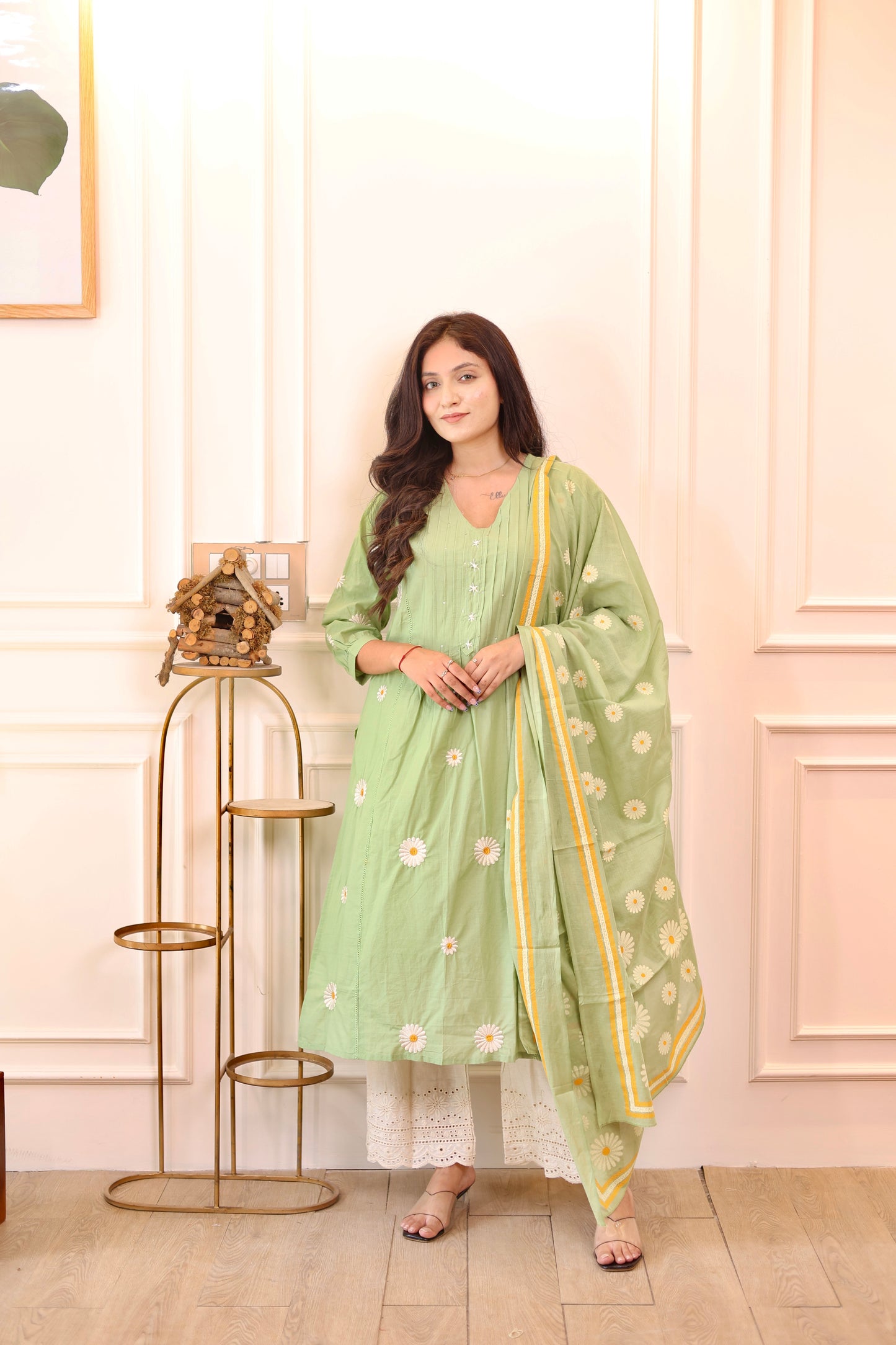 Mint Daisy Bloom Suit Set