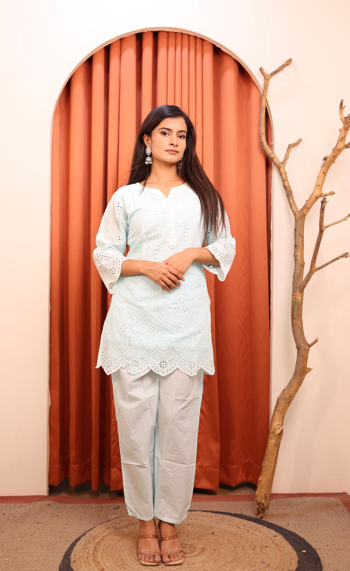 Sky Bloom Co-ord Set