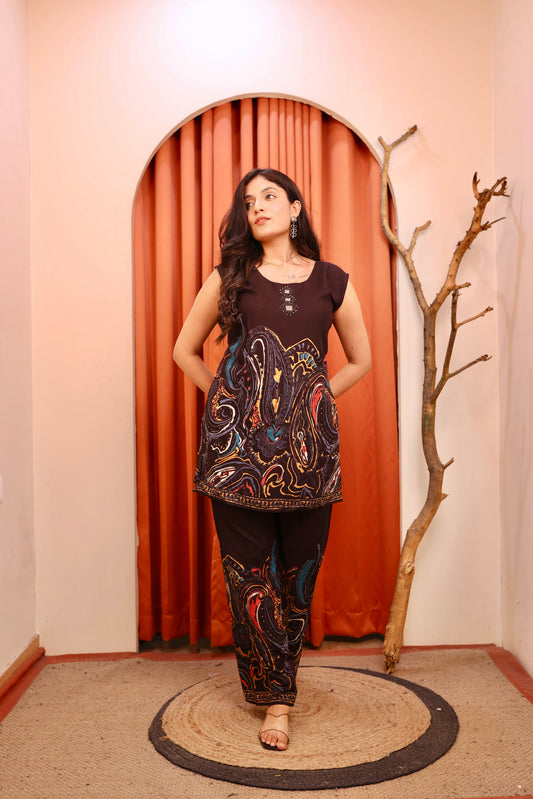 Midnight Mirage Co-ord Set