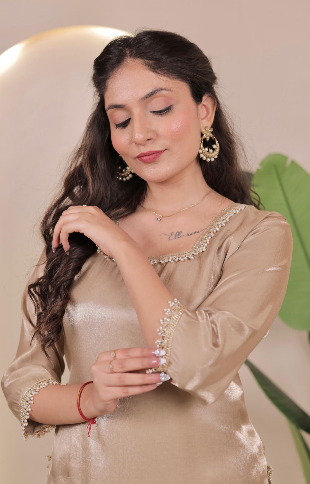 Aabroo Brown Suit Set